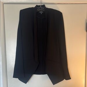 Lulu's Black Slim Fit Blazer with Notched Lapels